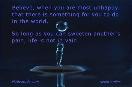 A Picture: (Waterdrop with The Quote:  quote1 on it.