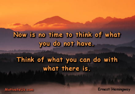 A Picture: (Mountainscape with The Quote:  quote1 on it.