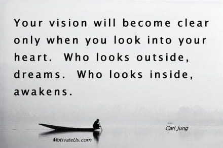 A Picture: (Man In Boat with The Quote:  quote1 on it.