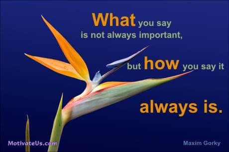A Picture: (Bird Of Paradise with The Quote:  quote1 on it.