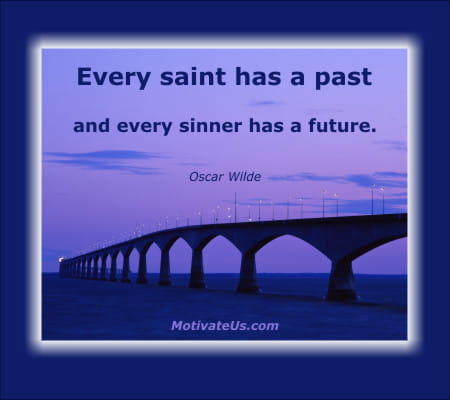 A Picture: (Purple Backdrop And Bridge with The Quote:  quote1 on it.
