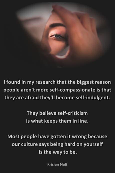 person looking in a mirror