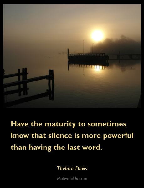 A Picture: (Misty Lake Scene With Docks with The Quote:  quote1 on it.