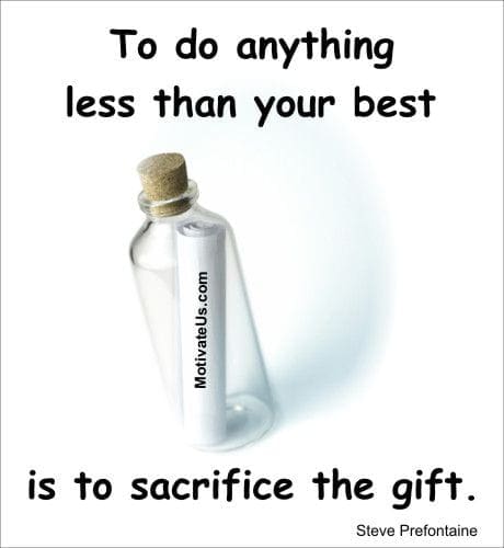 A Picture: (Bottle W/message with The Quote:  quote1 on it.