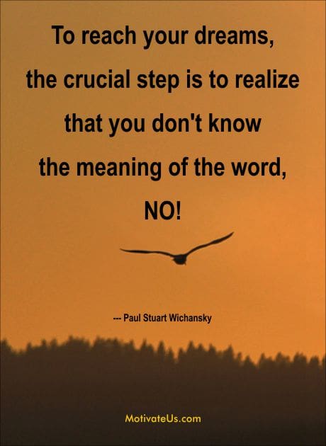 A Picture: (Seagull In Flight with The Quote:  quote1 on it.