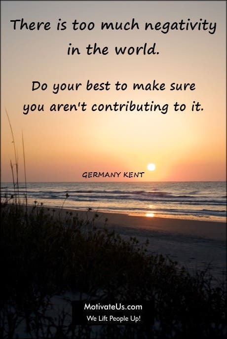 sunrise and a quote about life by Germany Kent