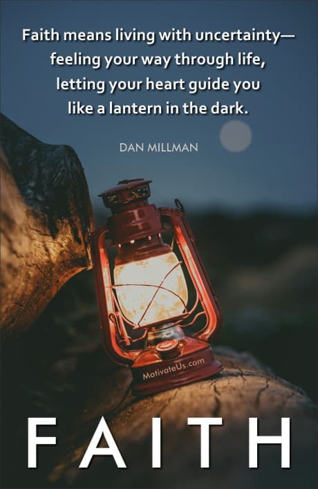 lantern in the dark
