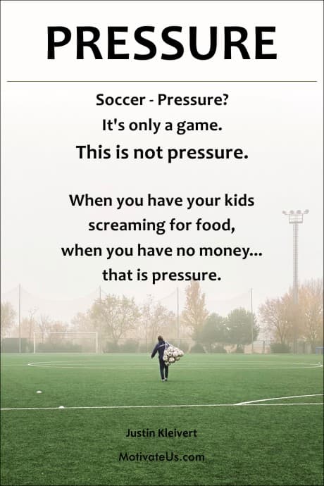 person picking up soccer balls a quote by Justin Kleivert 