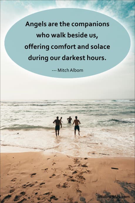 people frolicking in the waves