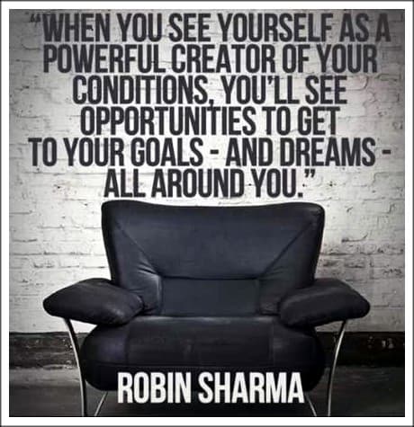 big chair a quote by Robin Sharma