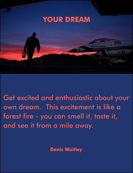A Picture: (Pilot Walking Away From His Aircraft with The Quote:  quote1 on it.
