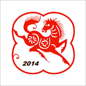 beautiful picture of a horse as Chinese New Year 2014 Symbol