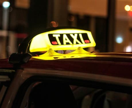 taxi sign