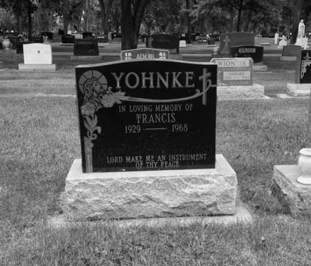 May you rest, Mr.Yohnke, knowing your son grew up to be a good man