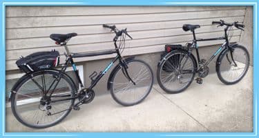 picture of two bicycles